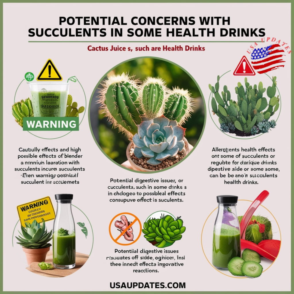 Succulent In Some Health Drinks