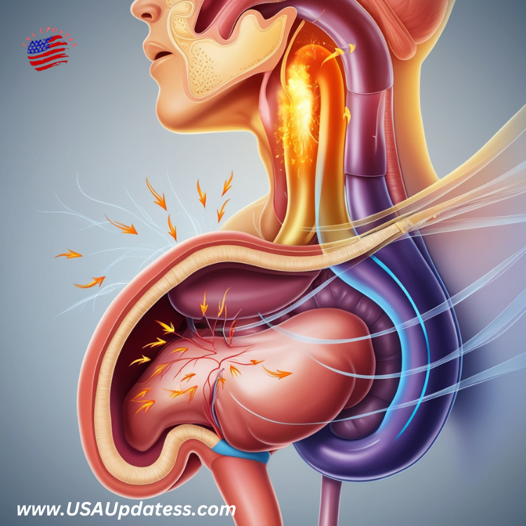 pressure in chest after eating