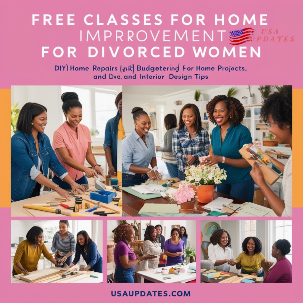 free classes for home improvement for divorced woman