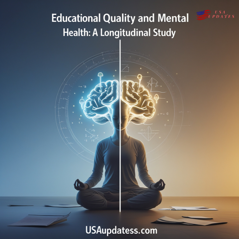 Educational Quality And Mental Health: A Longitudinal Study