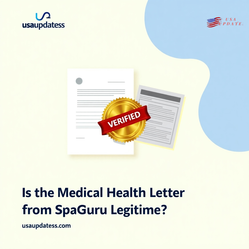 Is The Medical Health Letter From Spa In Guru Legitimate