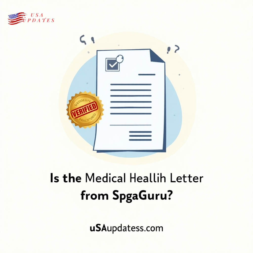 Is The Medical Health Letter From Spa In Guru Legitimate